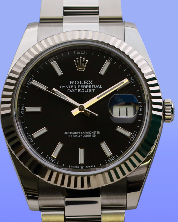 2025 Rolex Datejust 41MM Black Dial Oyster Bracelet (126334)