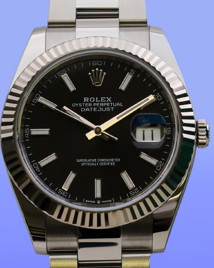 2025 Rolex Datejust 41MM Black Dial Oyster Bracelet (126334)