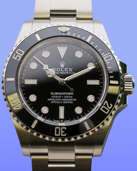 No Reserve - 2026 Rolex Submariner No-Date 41MM Black Dial Oyster Bracelet (124060)