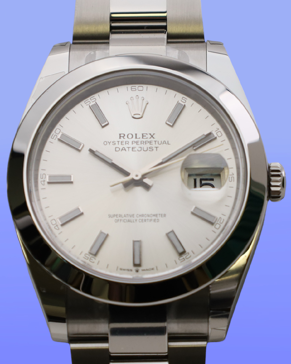 2026 Rolex Datejust 41MM Silver Dial Oyster Bracelet (126300)