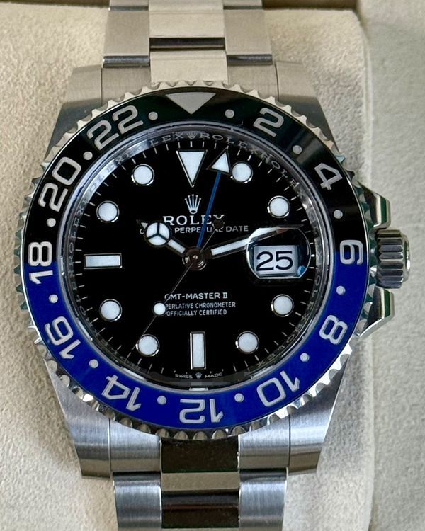 2026 Rolex GMT-Master II "Batman" 40MM Black Dial Oyster Bracelet (126710BLNR)