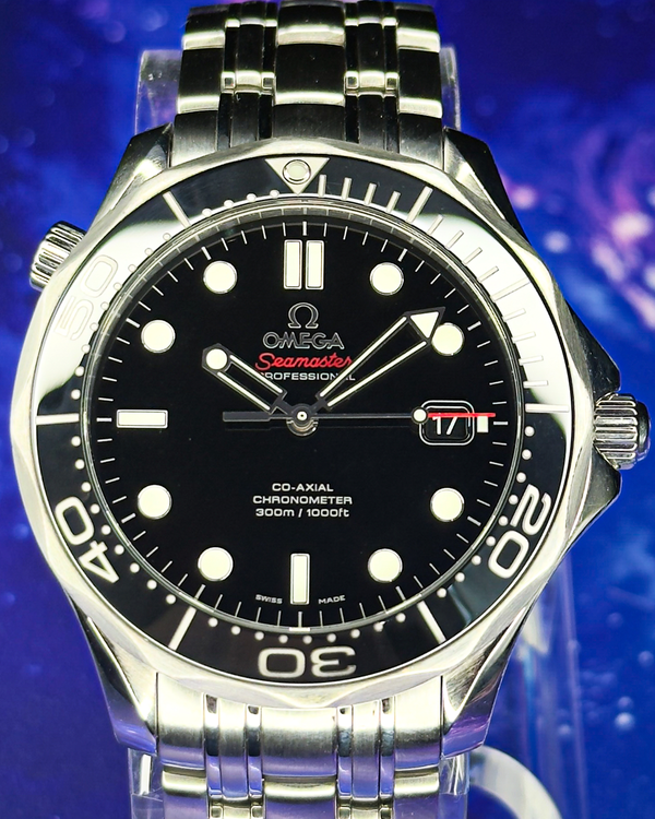 No Reserve - 2021 Omega Seamaster Diver 300M 41MM Black Dial Steel Bracelet (212.30.41.20.01.003)