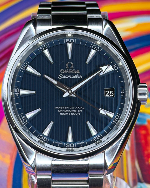 No Reserve - Omega Seamaster Aqua Terra 41.5MM Blue Dial Steel Bracelet (231.10.42.21.03.003)