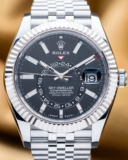 2025 Rolex Sky-Dweller 42MM Black Dial Jubilee Bracelet (336934)