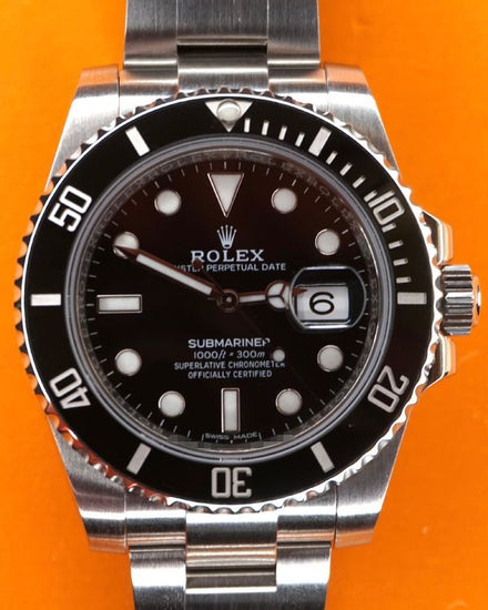 2017 Rolex Submariner Date 40MM Black Dial Oyster Bracelet (116610LN)