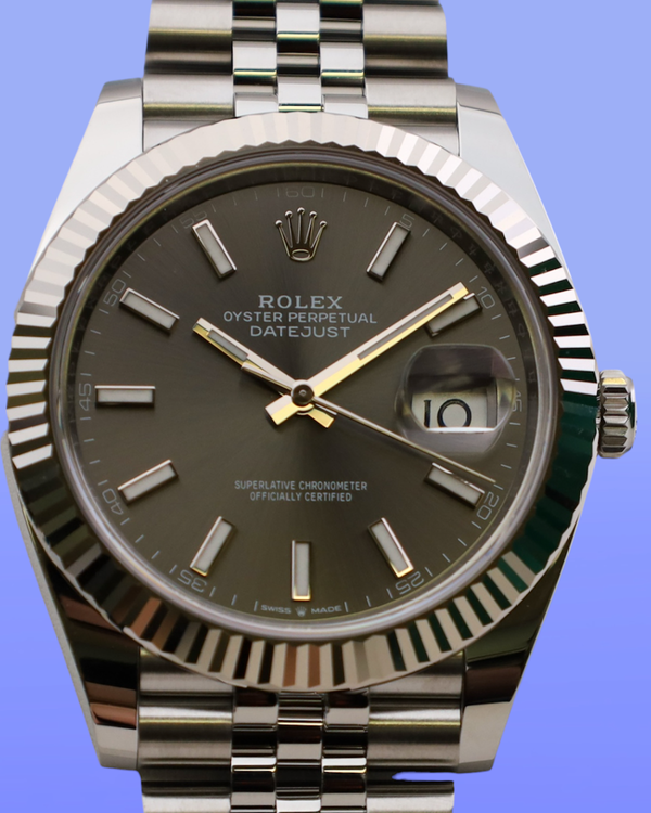 2026 Rolex Datejust 41MM Slate Dial Jubilee Bracelet (126334)