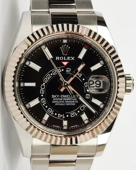 2023 Rolex Sky-Dweller 42MM Black Dial Oyster Bracelet (326934)