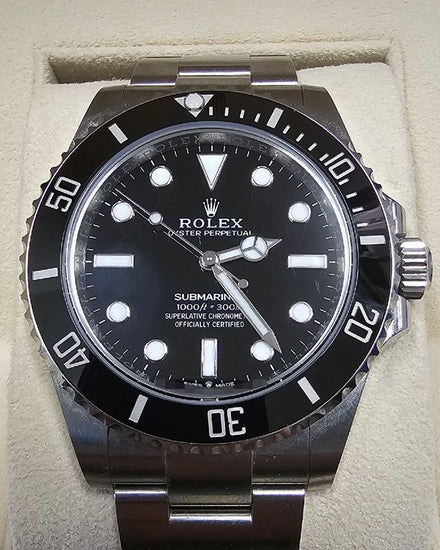 2023 Rolex Submariner No-Date 41MM Black Dial Oyster Bracelet (124060)