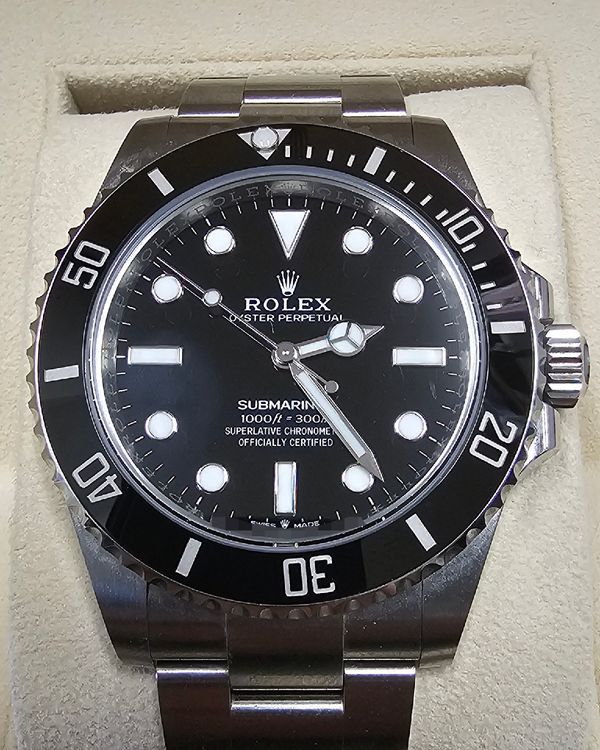 2023 Rolex Submariner No-Date 41MM Black Dial Oyster Bracelet (124060)