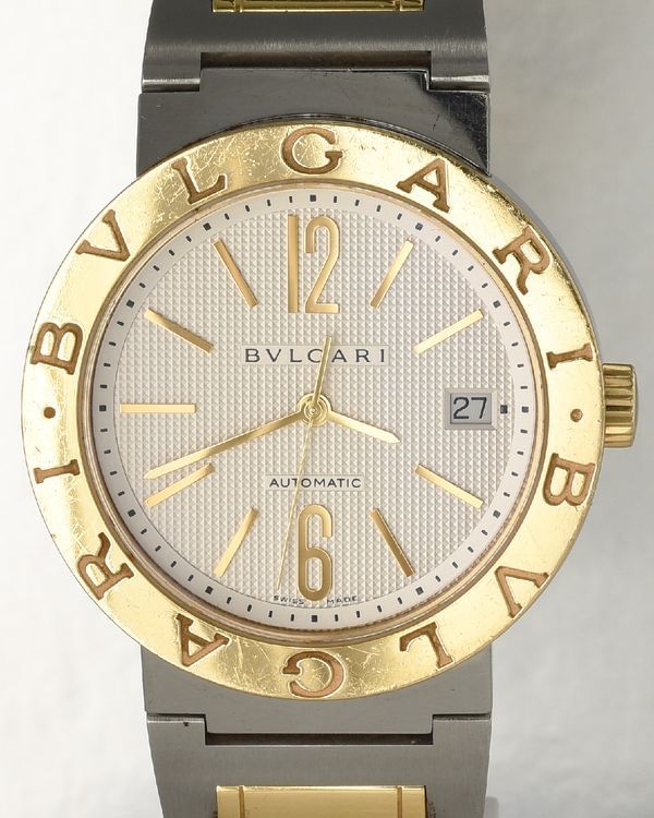 Bvlgari Bvlgari 38MM Silver Dial Two-Tone Bracelet (BB38SGAUTO)