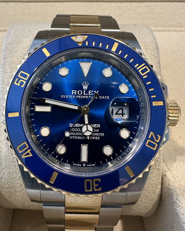 Rolex Submariner Date "Bluesy" 41MM Blue Dial Two-Tone Oyster Bracelet (126613LB)