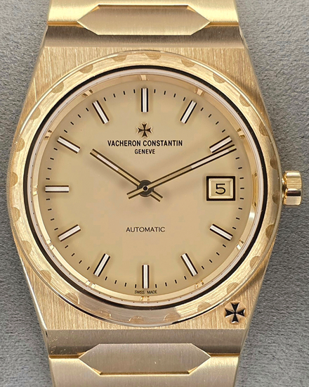 2024 Vacheron Constantin 222 Historiques 37MM Champagne Dial Yellow Gold Bracelet (4200H/222J-B935)