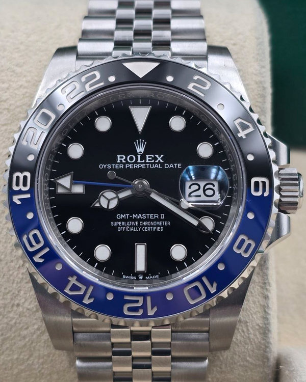 2020 Rolex GMT-Master II "Batgirl" 40MM Black Dial Jubilee Bracelet (126710BLNR)