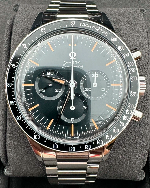 2025 Omega Speedmaster Anniversary Series "The First Omega In Space" 39.7MM Blue Dial Steel Bracelet (310.30.40.50.06.001)