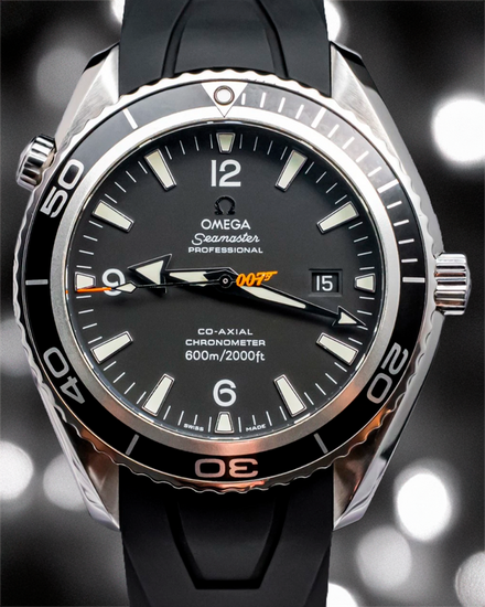 Omega Seamaster Planet Ocean 600M "007 Casino Royale" L.E. 45.5MM Black Dial Rubber Strap (2907.50.91)