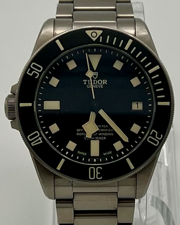 2023 Tudor Pelagos LHD 42MM Black Dial Titanium Bracelet (25610TNL)