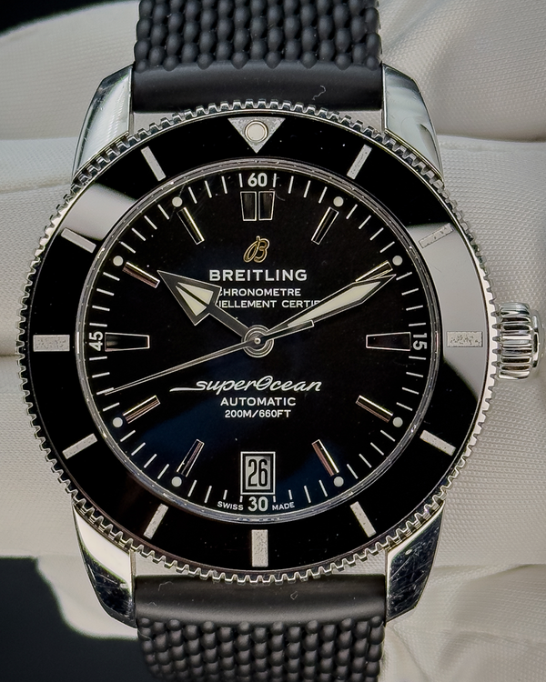 No Reserve - 2020 Breitling Superocean Heritage II S.E. 42MM Black Dial Rubber Strap (AB2010121B1S1)