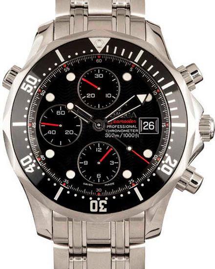 Omega Seamaster Diver 300M 41.5MM Black Dial Steel Bracelet (213.30.42.40.01.001)