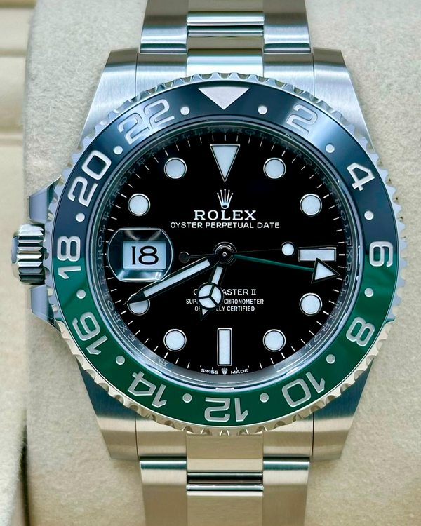 2026 Rolex GMT-Master II "Sprite" 40MM Black Dial Oyster Bracelet (126720VTNR)