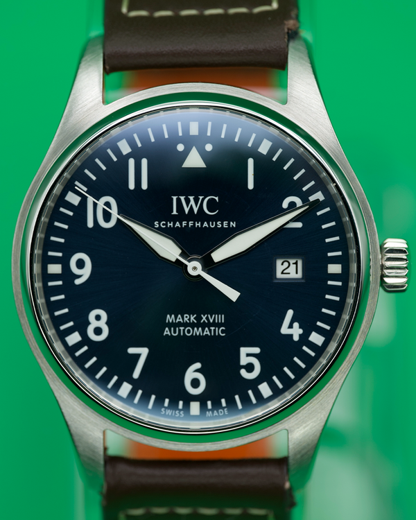 2019 IWC Schaffhausen Pilot Mark XVIII Edition "Le Petit Prince" 40MM Blue Dial Leather Strap (IW327010)