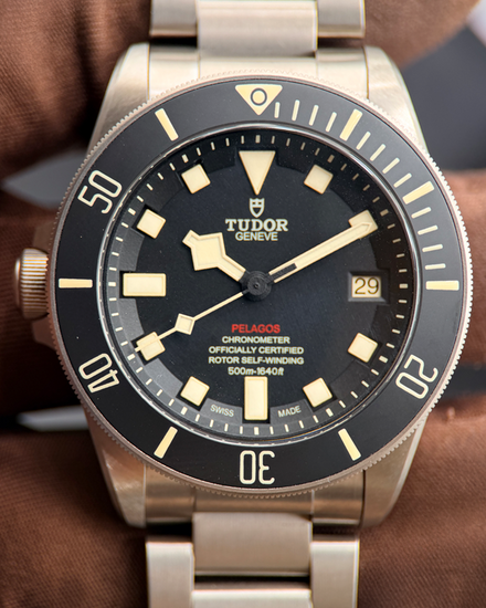 2023 Tudor Pelagos LHD 42MM Black Dial Titanium Bracelet (25610TNL)