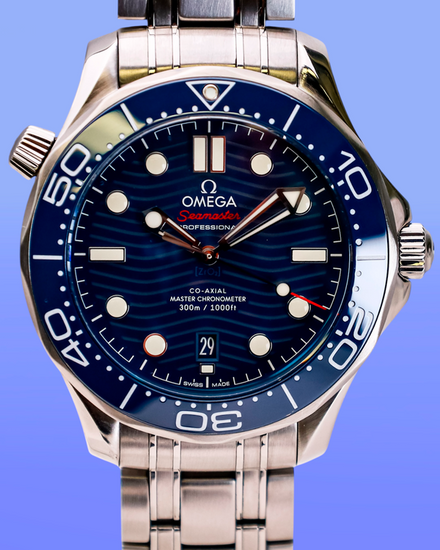 2024 Omega Seamaster Diver 300M 42MM Blue Dial Steel Bracelet (210.30.42.20.03.001)