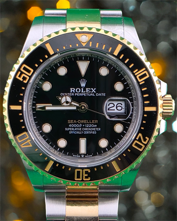2020 Rolex Sea-Dweller 43MM Black Dial Two-Tone Oyster Bracelet (126603)