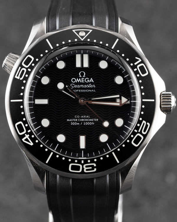 2025 Omega Seamaster Diver 300M 42MM Black Dial Rubber Strap (210.32.42.20.01.003)