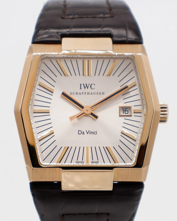 2017 IWC Schaffhausen Da Vinci Jubilee L.E. 41MM Silver Dial Leather Strap (IW546103)