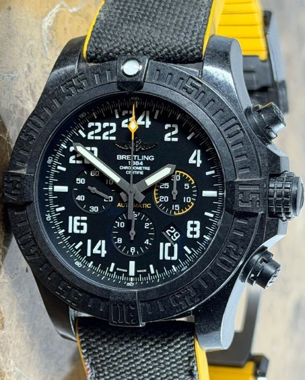 Breitling Avenger Hurricane 50MM Black Dial Textile Strap (XB1210E41B1W1)