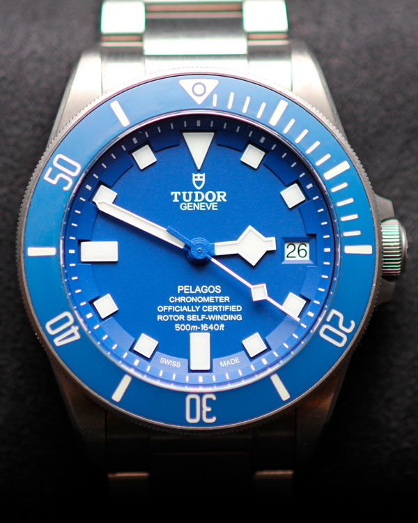 2022 Tudor Pelagos 42MM Blue Dial Titanium Bracelet (25600TB)
