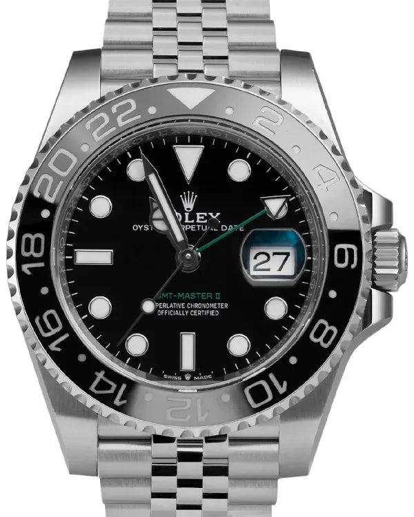 2026 Rolex GMT-Master II "Bruce Wayne" 40MM Black Dial Jubilee Bracelet (126710GRNR)