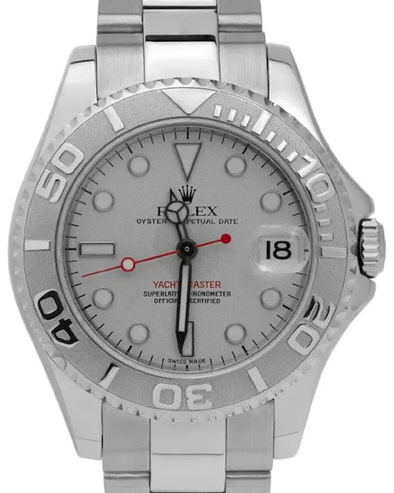 Rolex Yacht-Master 35MM Silver Dial Oyster Bracelet (168622)