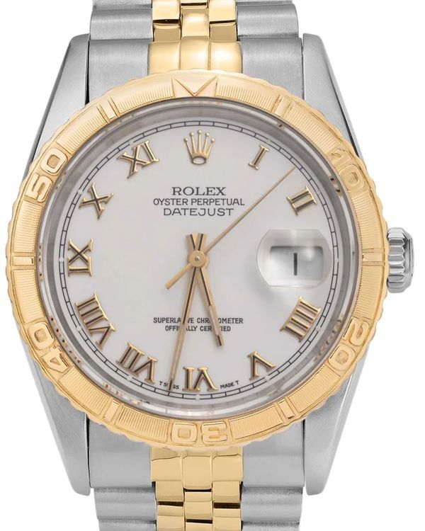 Rolex Datejust 36MM White Dial Two-Tone Jubilee Bracelet (16263)
