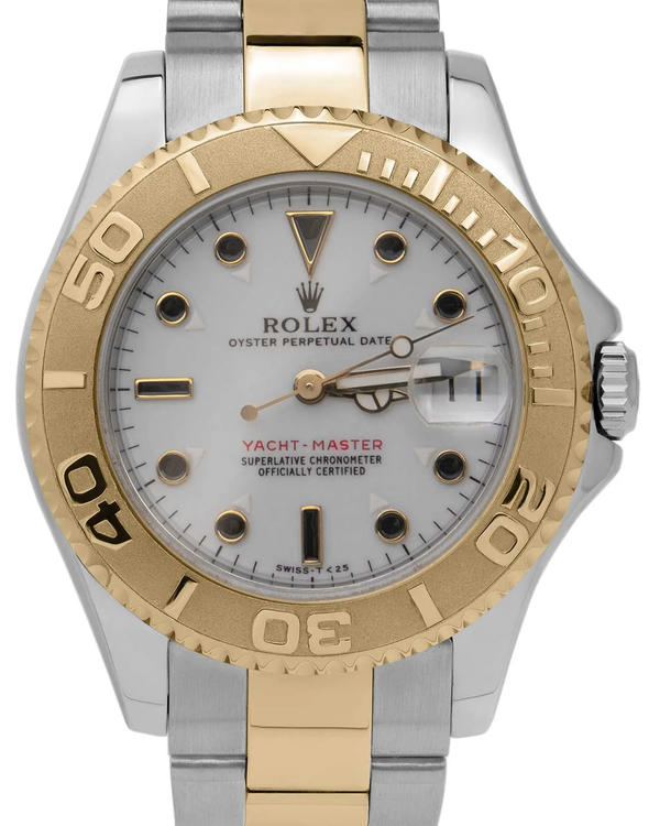 Rolex Yacht-Master 35MM White Dial Two-Tone Oyster Bracelet (68623)