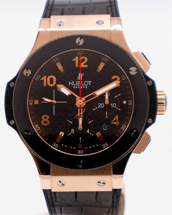 Hublot Big Bang 44MM Carbon Fiber Dial Rubber Strap (301.PB.131.RX)