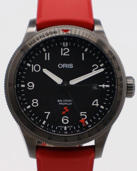 2022 Oris Big Crown ProPilot Rega Fleet L.E. 41.5MM Black Dial Rubber Strap (798 7773 4282)
