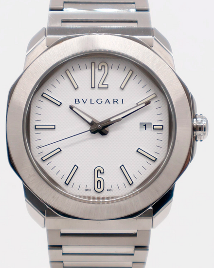 2023 Bvlgari Octo Roma 41MM White Dial Steel Bracelet (103738)