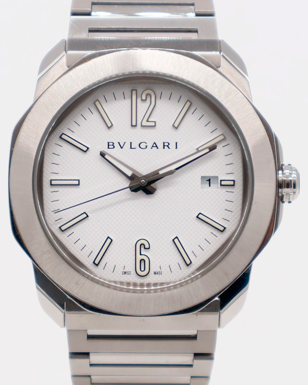 2023 Bvlgari Octo Roma 41MM White Dial Steel Bracelet (103738)