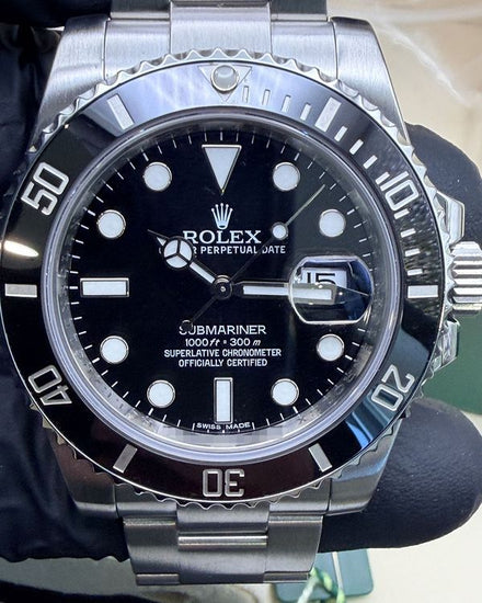 2014 Rolex Submariner Date 40MM Black Dial Oyster Bracelet (116610LN)