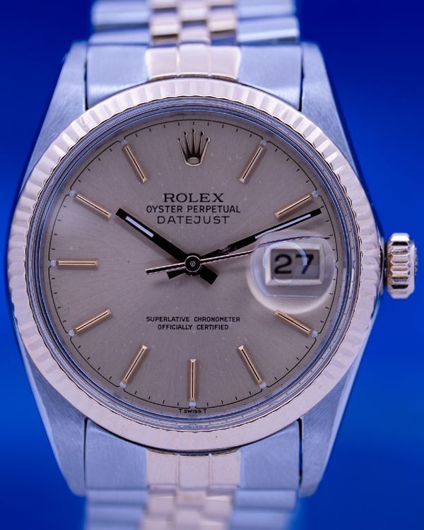 Rolex Datejust 36MM Champagne Dial Two-Tone Jubilee Bracelet (16013)