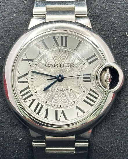 2025 Cartier Ballon Bleu 33MM Silver Dial Steel Bracelet (WSBB0044)