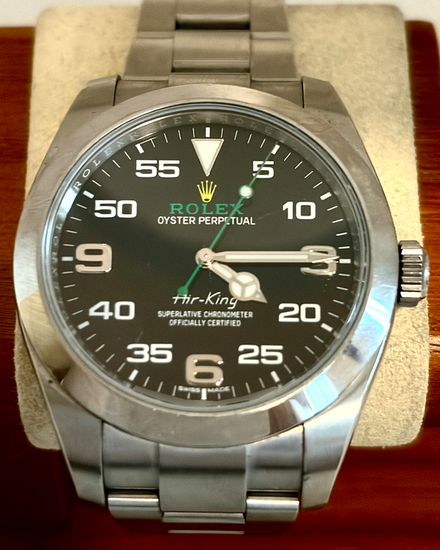 2016 Rolex Air-King 40MM Black Dial Oyster Bracelet (116900)