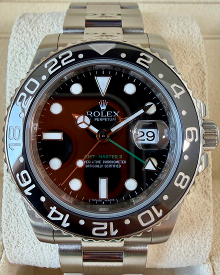 Rolex GMT-Master II 40MM Black Dial Oyster Bracelet (116710LN)
