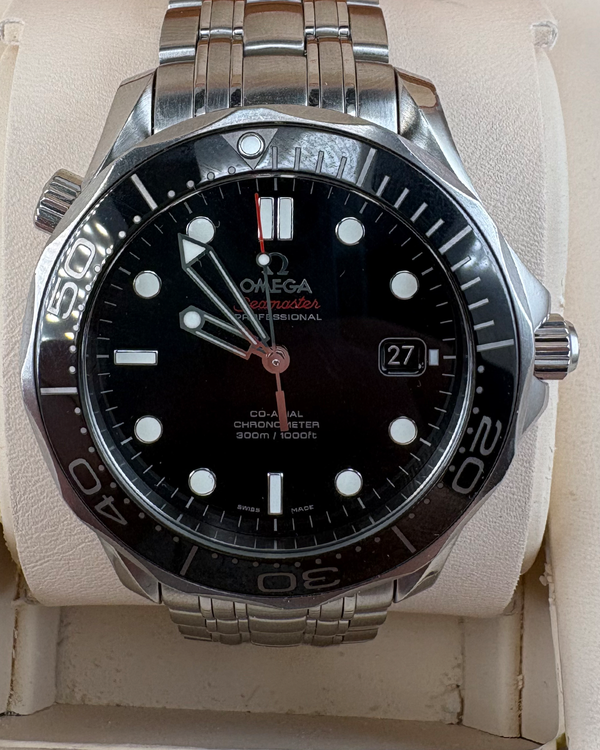 Omega Seamaster Diver 300M 41MM Black Dial Steel Bracelet (212.30.41.20.01.003)