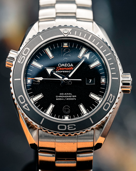 Omega Seamaster Planet Ocean 600M 37.5MM Black Dial Steel Bracelet (232.30.38.20.01.001)