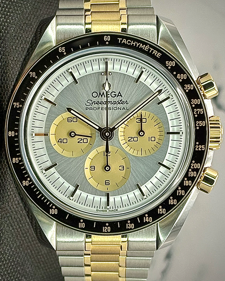 Omega Speedmaster Professional Moonwatch 42MM Silver Dial Two-Tone Bracelet (310.20.42.50.02.001)