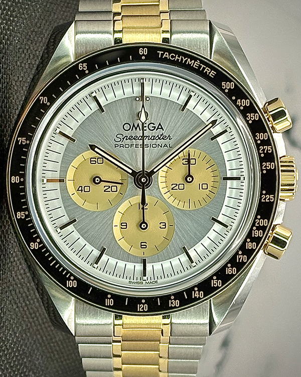 Omega Speedmaster Professional Moonwatch 42MM Silver Dial Two-Tone Bracelet (310.20.42.50.02.001)