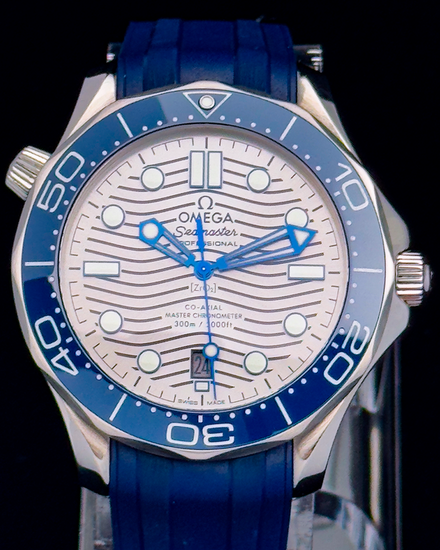 No Reserve - 2024 Omega Seamaster Diver 300M 42MM Grey Dial Rubber Strap (210.32.42.20.06.001)
