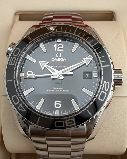 2019 Omega Seamaster Planet Ocean 600M 43.5MM Black Dial Steel Bracelet (215.30.44.21.01.001)